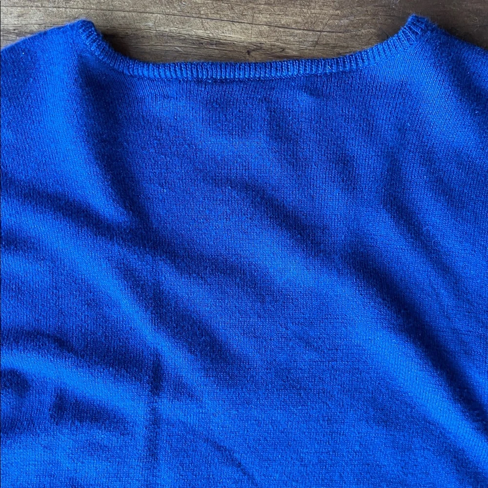 Ralph Lauren Sport Navy V-neck Cotton Sweater Sz PS